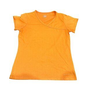 Columbia Omni‎ Shade Orange Womens Athletic Fitness Workout Shirt Small